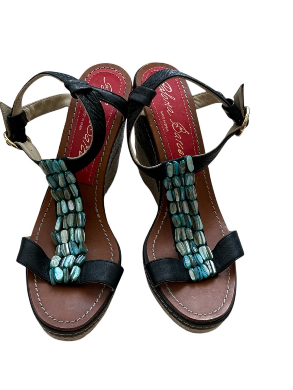 Paloma Barcelo Wedge Beaded size EU 42